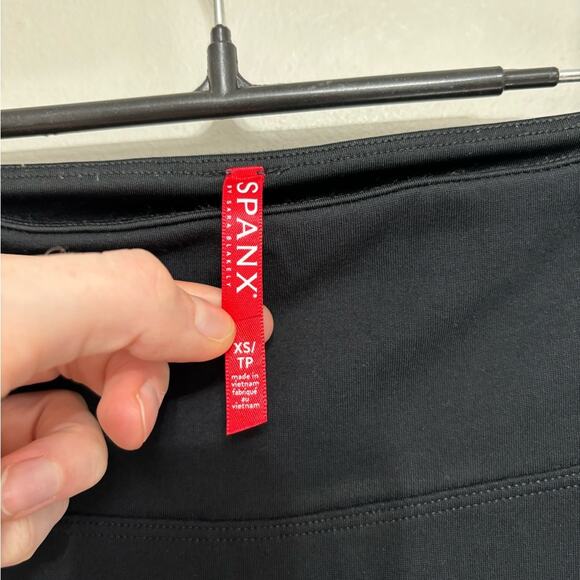 Spanx Spanx Faux Leather Panel Ponte Leggings - Size XS - Picture 4 of 7